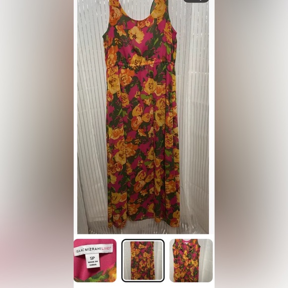 “Isaac Mizrahi”  Dress SZ: (SP) Orange, Ruffles, Layers Colors Beautiful NWT - Picture 1 of 7